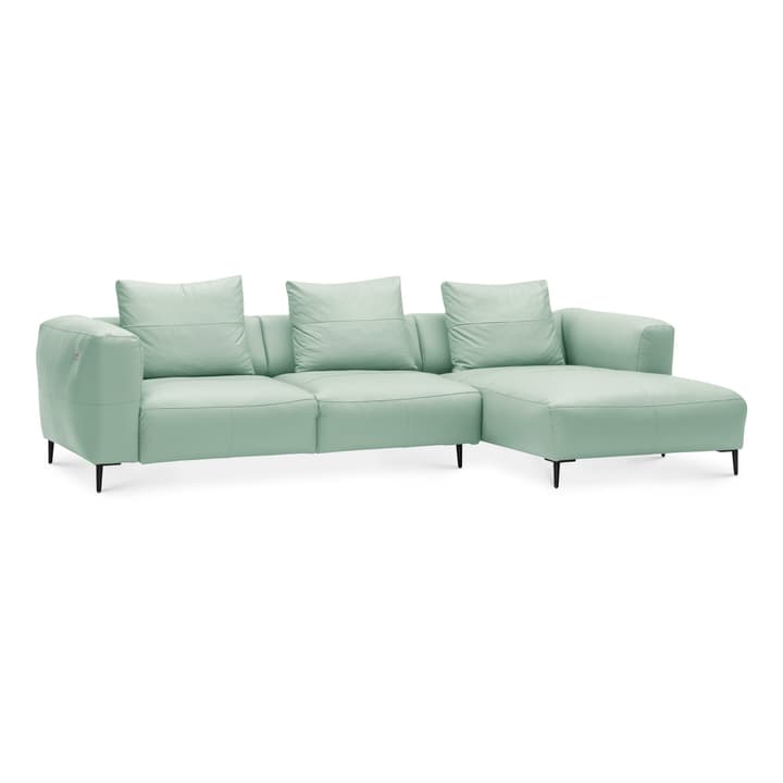LOUIE Canapé d'angle LOUIE Canapé d'angle 360512673747 Dimensions L: 299.0 cm x P: 170.0 cm x H: 69.0 cm Couleur Vert menthe Photo no. 1