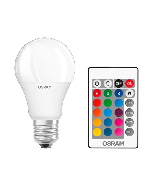Image of Osram REMOTE CONTROL RGBW A60 9.7W LED Lampe inkl. Fernbedienung bei Do it + Garden von Migros