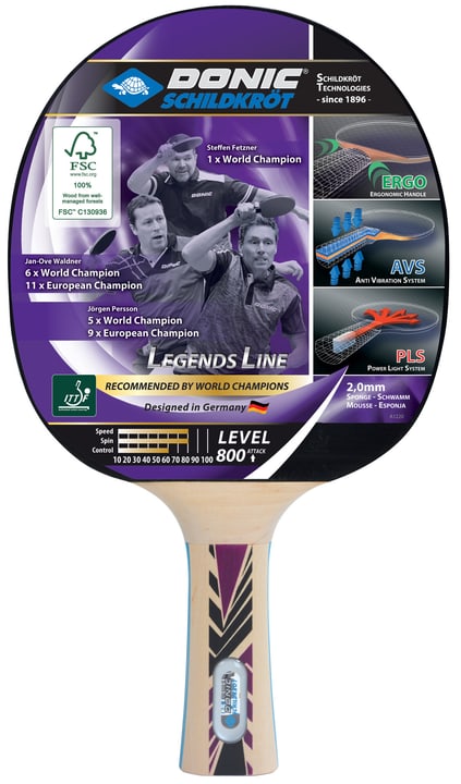 Image of Schildkröt Legends 800 FSC Tischtennis Schläger bei Migros SportXX