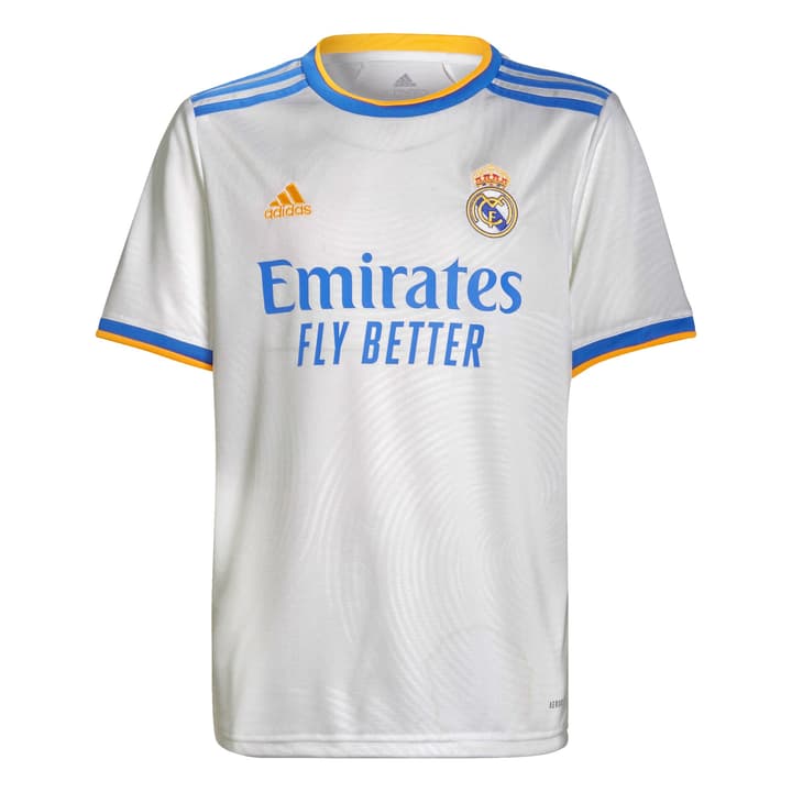 Image of Adidas Real Madrid 21/22 Heimtrikot Fussball Clubshirt weiss