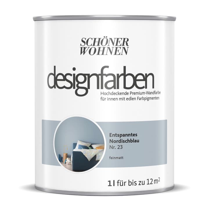 Image of Schöner Wohnen Designfarbe Nordischblau 1 l Wandfarbe bei Do it + Garden von Migros