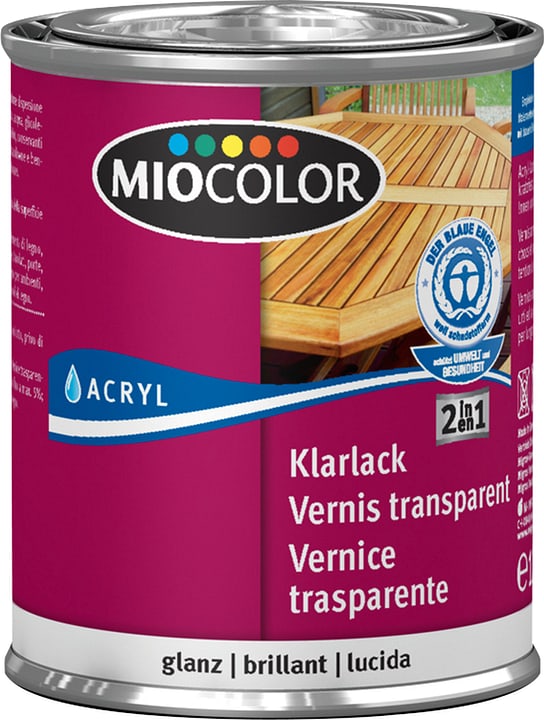 Image of Miocolor Acryl Klarlack glanz Farblos 125 ml