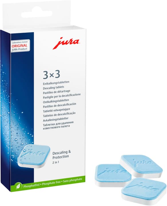 JURA Entkalkungstabletten mit 3 Packungen