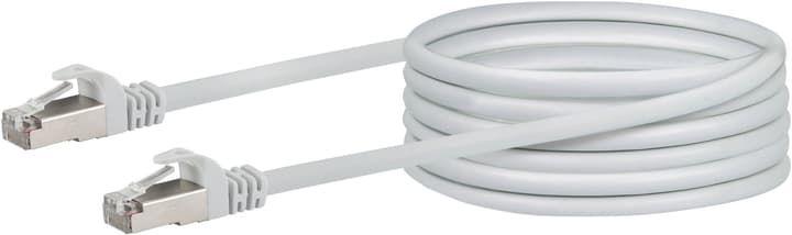 Schwaiger Cable de réseau S/FTP Cat. 6 10m blanc Câble de réseau