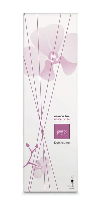 Ipuro White Orchid, 240ml White Orchid, 240ml Ipuro 656138300016 Taglio L: 11.0 cm x L: 7.9 cm x A: 36.3 cm N. figura 1