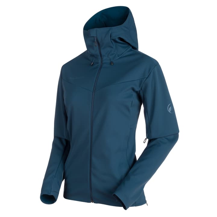 Mammut Ultimate Hood Veste softshell pour femme Ultimate Hood Veste softshell pour femme Mammut 462778100522 Couleur bleu foncé Taille L Photo no. 1