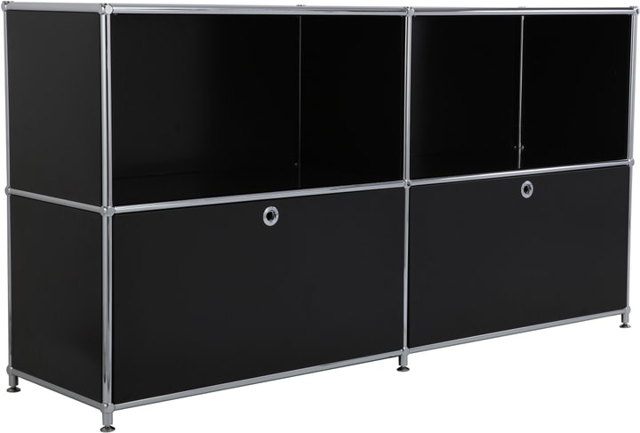 FLEXCUBE Sideboard FLEXCUBE Sideboard 401809000020 Grösse B: 152.0 cm x T: 40.0 cm x H: 80.5 cm Farbe Schwarz Bild Nr. 1