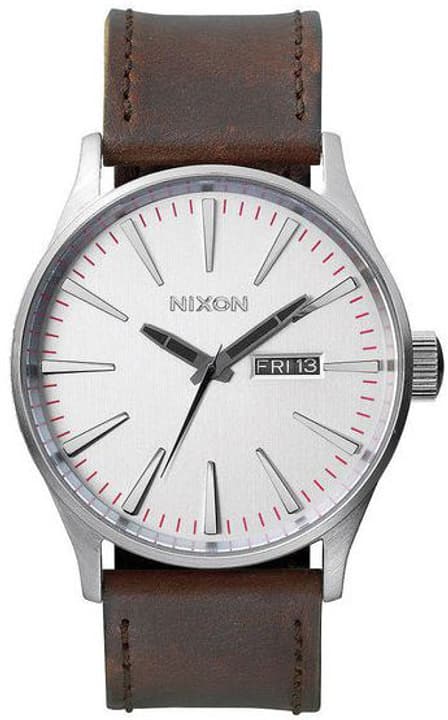 Nixon Sentry Leather Silver Brown 42 mm Orologio da polso Sentry Leather Silver Brown 42 mm Orologio da polso Nixon 785300136957 N. figura 1