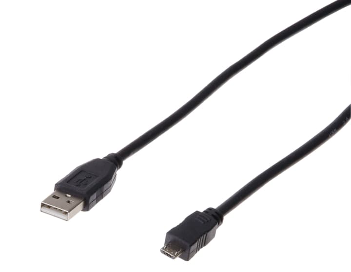 Image of Schwaiger USB Anschlusskabel 2.0 Typ A/Micro B 1,8 m USB-Kabel bei Do it + Garden von Migros