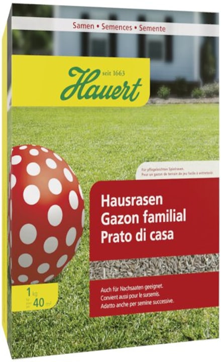 Image of Hauert Hausrasen, 1 kg Rasensamen
