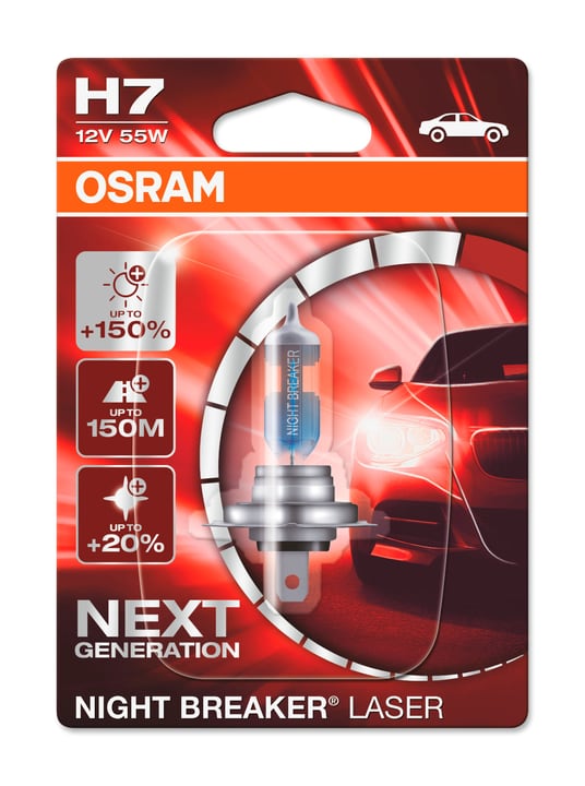 Image of Osram Night Breaker Laser H7 Autolampe