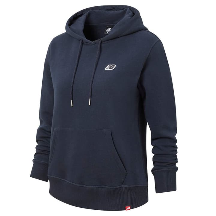 Image of New Balance W NB Small Logo Hoodie Hoodie marine