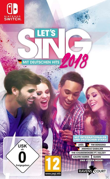 Let's Sing 2018 mit Deutschen Hits + 2 Mics (NSW) Box Let's Sing 2018 mit Deutschen Hits + 2 Mics (NSW) Box 785300129717 Bild Nr. 1