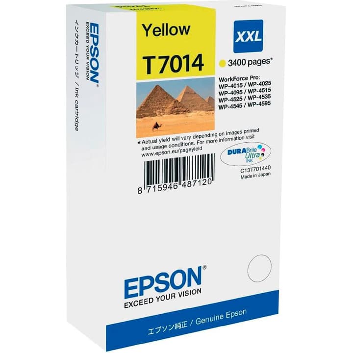 Epson T701340 XXL yellow Cartuccia d'inchiostro T701340 XXL yellow Cartuccia d'inchiostro Epson 798503500000 N. figura 1