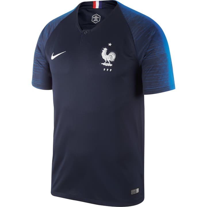 Nike Frankreich Home Jersey Réplique du maillot à domicile de l’équipe française de football. Frankreich Home Jersey Réplique du maillot à domicile de l’équipe française de football. Nike 498281600622 Couleur bleu foncé Taille XL Photo no. 1