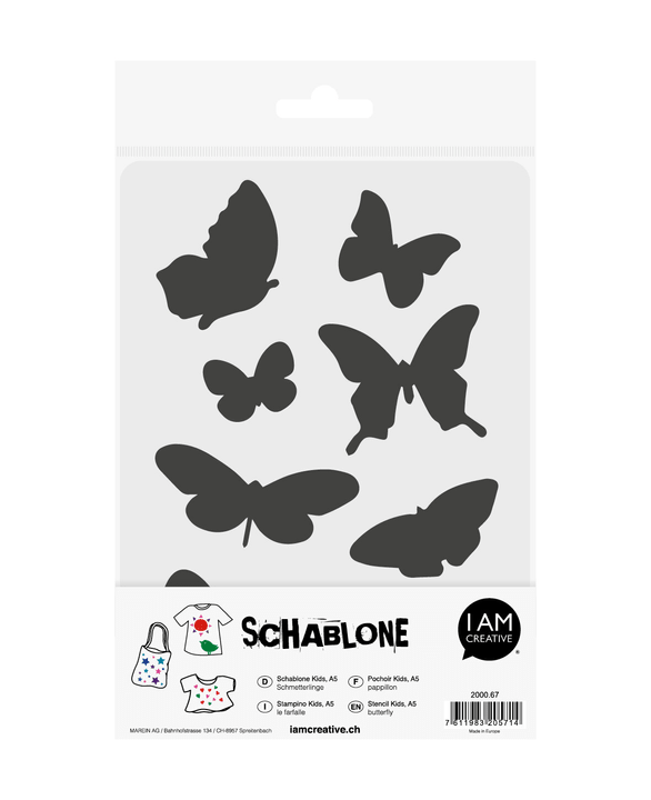 Image of Schablone Kids DIN A5, Schmetterlinge bei Do it + Garden von Migros