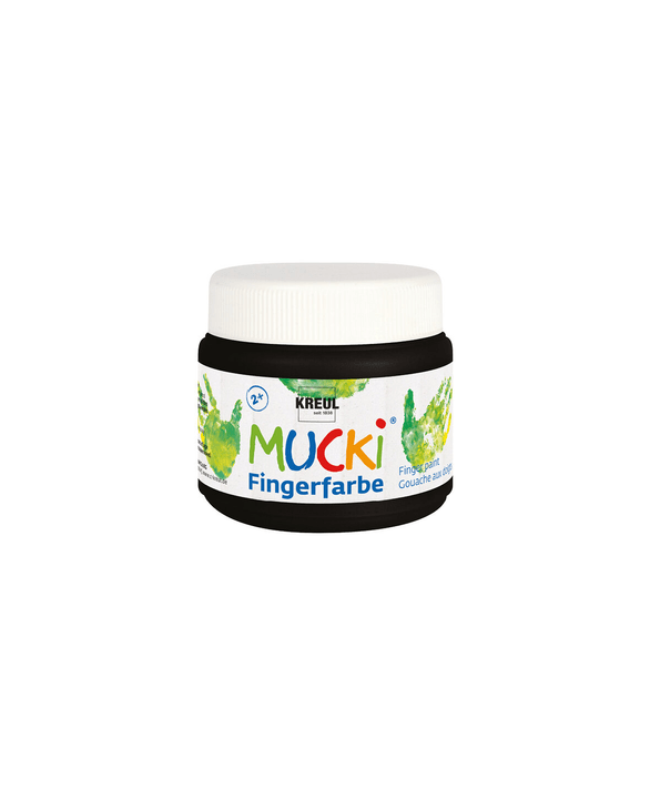 I AM CREATIVE MUCKI Fingerfarbe 150ml, Schwarz