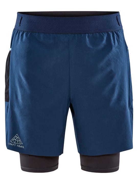 Image of Craft PRO Trail 2In1 Shorts M Laufshorts marine