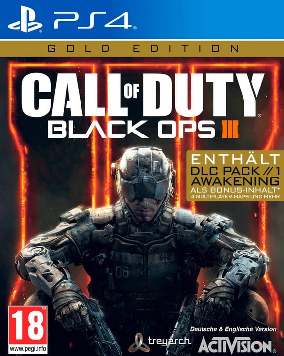 PS4 - Call of Duty: Black Ops III Gold (D) Box PS4 - Call of Duty: Black Ops III Gold (D) Box 785300133048 Photo no. 1