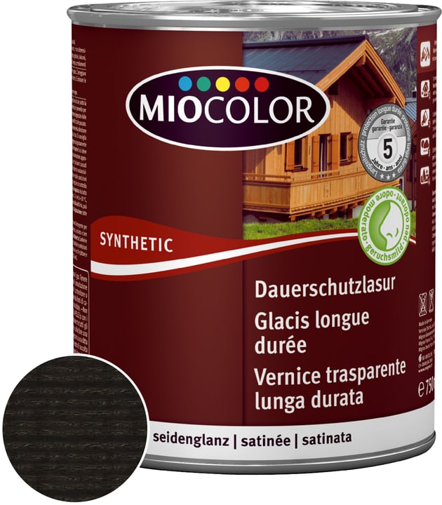 Image of Miocolor Dauerschutzlasur Ebenholz 750 ml bei Do it + Garden von Migros