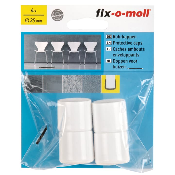 Image of Fix-O-Moll Rohrkappe Ø 25 mm 4 x Rohrkappen bei Do it + Garden von Migros