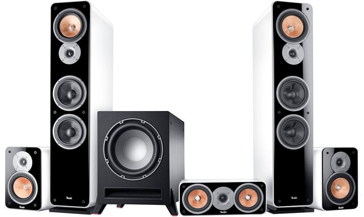 Teufel Ultima 40 Surround 5.1 Set - Blanc Haut-Parleur Home Cinema Ultima 40 Surround 5.1 Set - Blanc Haut-Parleur Home Cinema Teufel 785300132836 Photo no. 1