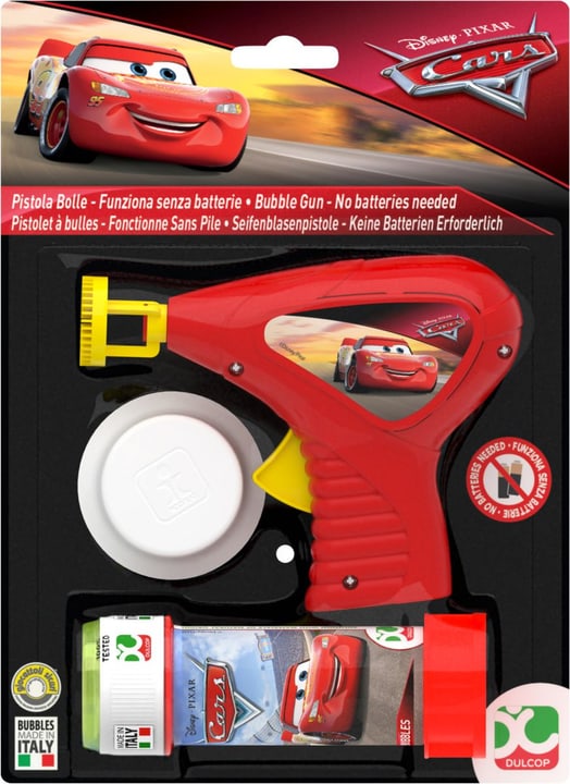 Pistola bolle piccola Cars Pistola bolle piccola Cars 743354200000 N. figura 1