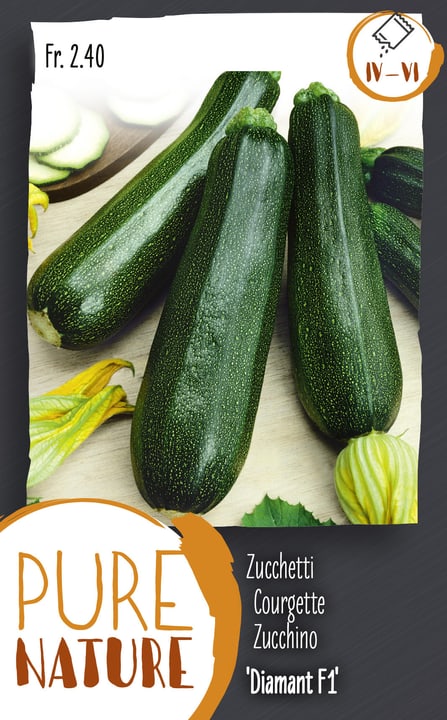 Image of Zucchetti 'Diamant F1' 5g Gemüsesamen bei Do it + Garden von Migros