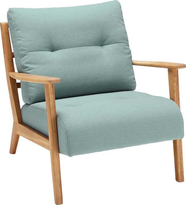 FAUST Fauteuil (Lusia) FAUST Fauteuil (Lusia) 402465200147 Dimensions L: 83.0 cm x P: 76.0 cm x H: 80.0 cm Couleur menthe Photo no. 1