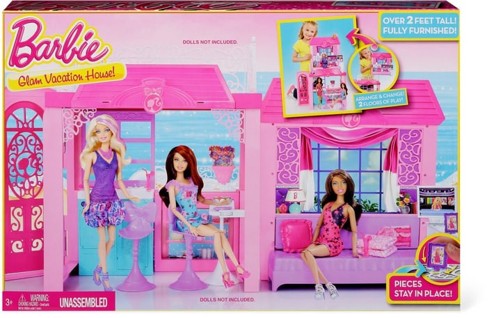 Barbie W14 BARBIE GLAM FERIENHAUS W14 BARBIE GLAM FERIENHAUS Barbie 74791970000014 Bild Nr. 1