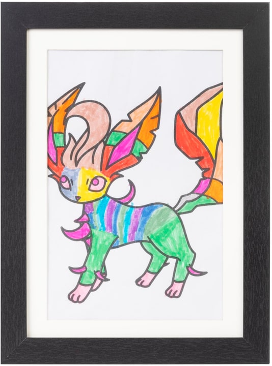 Image of COCON Bilderrahmen für Kinderzeichnungen 35 x 25 4 cm, Schwarz