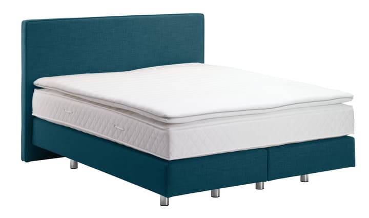 NAVIER Lit Boxspring NAVIER Lit Boxspring 403459800000 Couleur Pétrole Dimensions L: 160.0 cm x P: 200.0 cm Photo no. 1