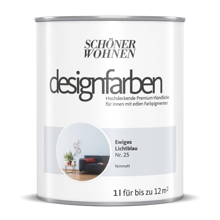 Image of Schöner Wohnen Designfarbe Lichtblau 1 l Wandfarbe bei Do it + Garden von Migros