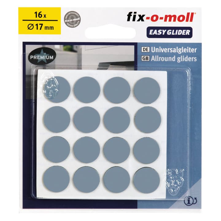 Fix-O-Moll Piedini universale 1.5 mm / Ø 17 mm 16 x