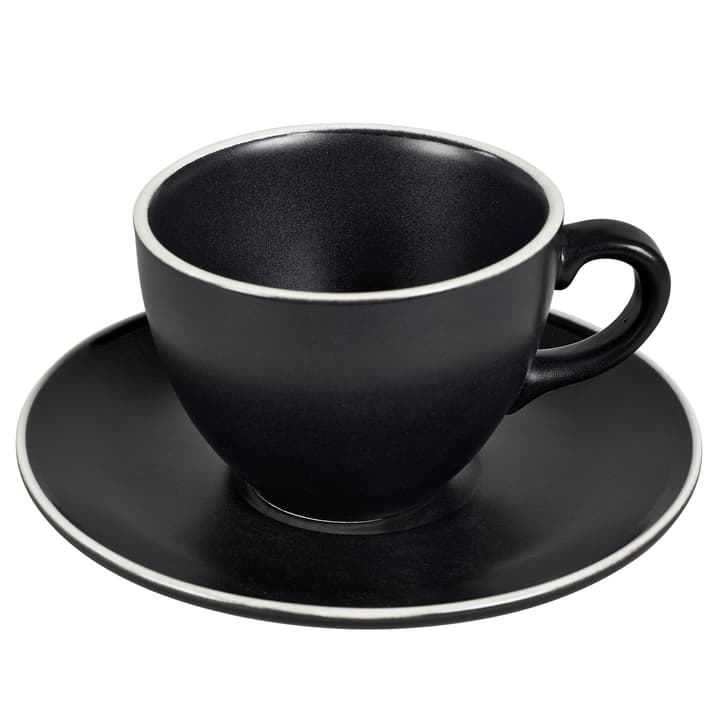 MAELLE Tasse incl. soucoupe MAELLE Tasse incl. soucoupe 440268600020 Couleur Noir Dimensions H: 7.8 cm Photo no. 1