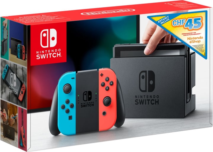 Nintendo Switch & code de téléchargement CHF 45.- pour Nintendo eShop* console di gioco Switch & code de téléchargement CHF 45.- pour Nintendo eShop* console di gioco Nintendo 785443000000 N. figura 1