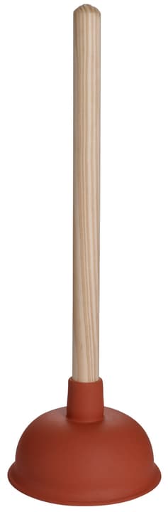Image of Ausguss-Stopfen Holzstiel Saugglocke