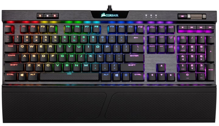 Corsair K70 RGB Mk.2 MX Low Profile Speed Clavier K70 RGB Mk.2 MX Low Profile Speed Clavier Corsair 785300143116 Photo no. 1