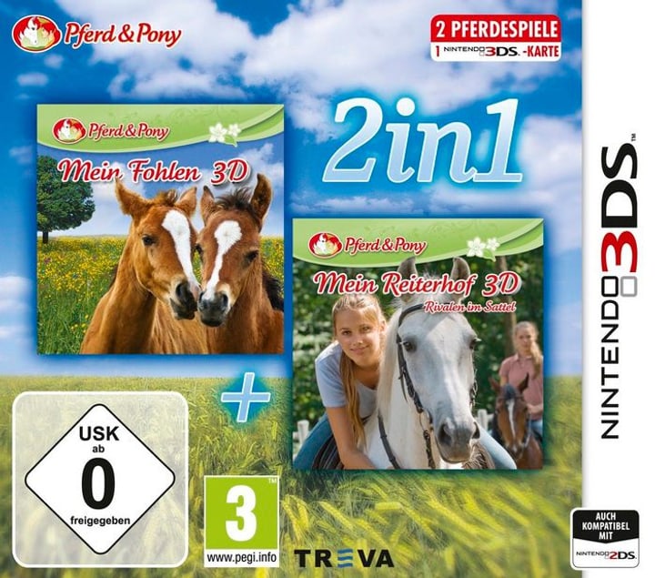3DS - 2in1: Mein Fohlen + Reiterhof D Box 3DS - 2in1: Mein Fohlen + Reiterhof D Box 785300144879 Photo no. 1