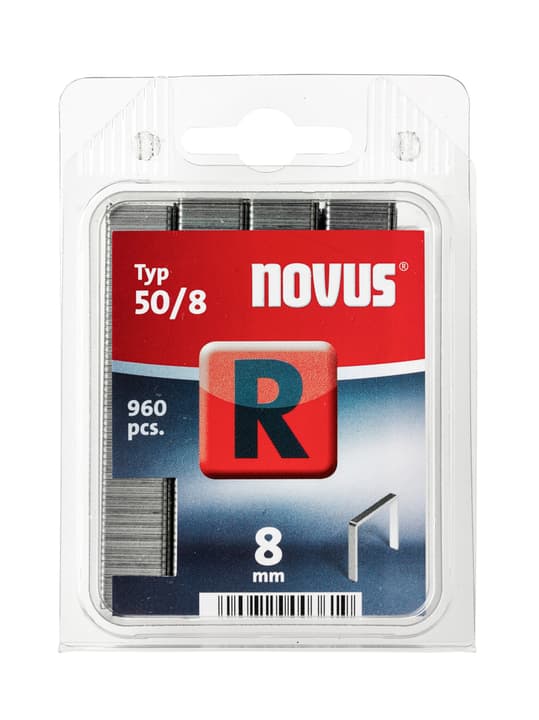 NOVUS Graffe in filo basso R Typ 50/8 Graffe in filo basso R Typ 50/8 NOVUS 601258400000 Taglio 8 mm / 960x N. figura 1