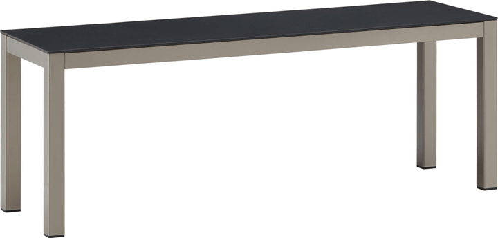 Image of LOCARNO, 120 cm, Gestell Polar Silber, Platte KeramikLOCARNO, Keramik Sitzbank