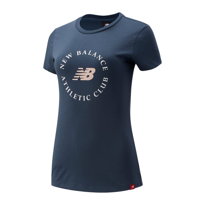 Image of New Balance Essentials Athletic Club Graphic Tee T-Shirt marine