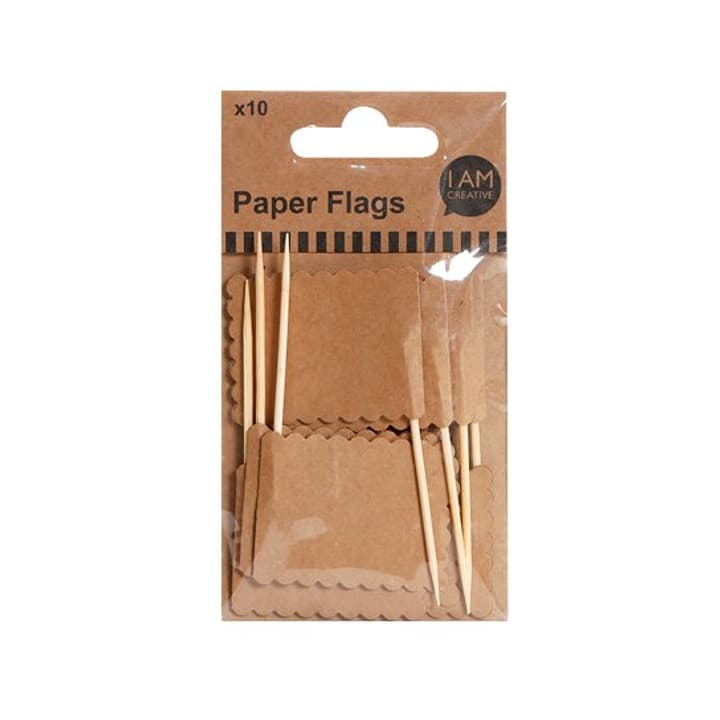 Image of I AM CREATIVE Papierflaggen natur bei Do it + Garden von Migros