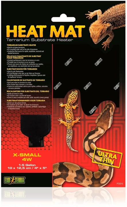 Exo Terra Substratheizer Heat Mat XS, 10 x 12.5 cm, 4W Aquarientechnik