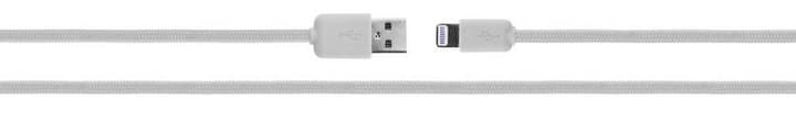 XQISIT Cotton Cable Lightning 1,8m weiss Kabel Cotton Cable Lightning 1,8m weiss Kabel XQISIT 797960000000 Bild Nr. 1