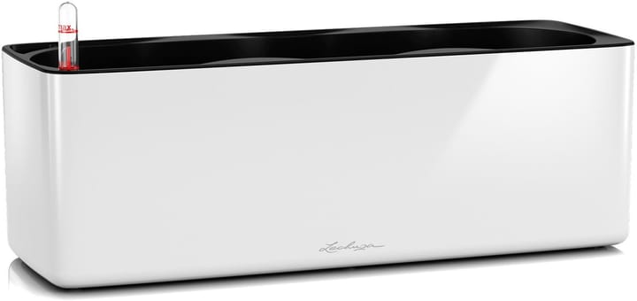 Image of Lechuza Blumentopf CUBE Glossy Triple Weiss glanz