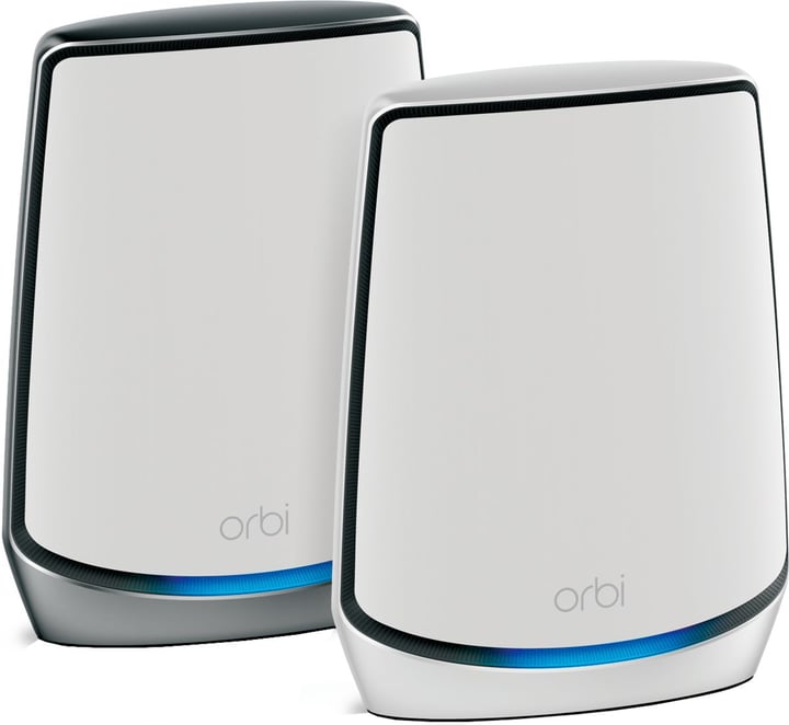 Netgear RBK852-100EUS Orbi WLAN 6 Tri-Band AX6000 Kit (1x Router, 1x Satellit) MESH WLAN System RBK852-100EUS Orbi WLAN 6 Tri-Band AX6000 Kit (1x Router, 1x Satellit) MESH WLAN System Netgear 785300149166 N. figura 1