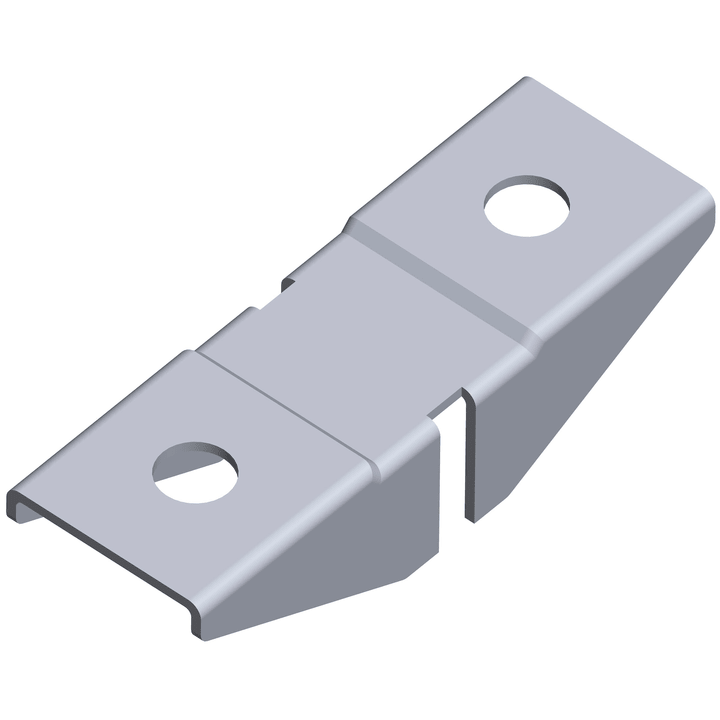 Image of ELEMENTSYSTEM Aufsteckhalter 2-seitig für Holzböden Regalsysteme