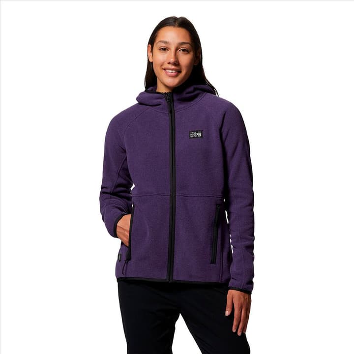 Image of Mountain Hardwear W Polartec® Double Brushed Full Zip Hoody Fleecejacke dunkelviolett