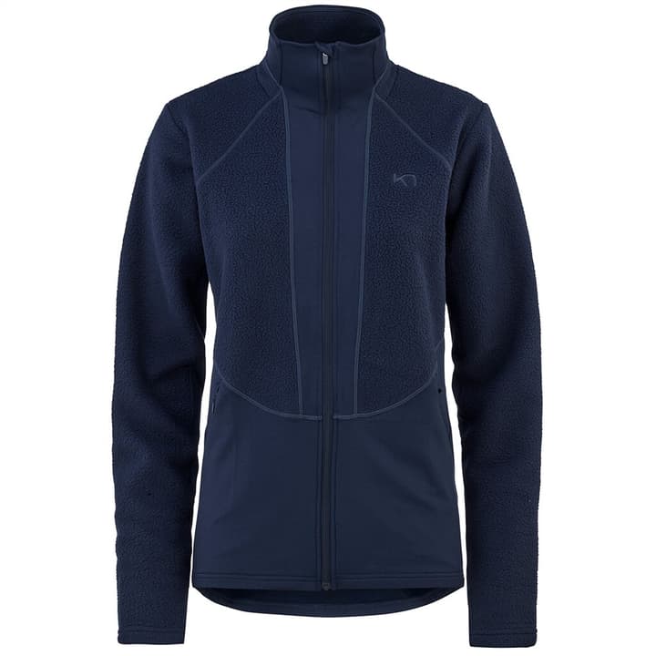 Image of Kari Traa Ragnhild F/Z Midlayer Fleecejacke marine